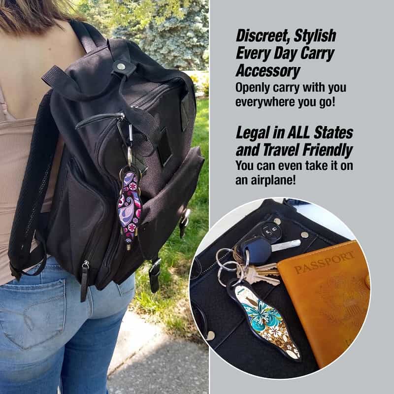 Munio Sugar Skull Self Defense Key Ring Impact Self Defense - Tophatter Daily Deals