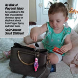 Munio Pink Paisley Self Defense Key Ring Impact Self Defense - Tophatter Daily Deals