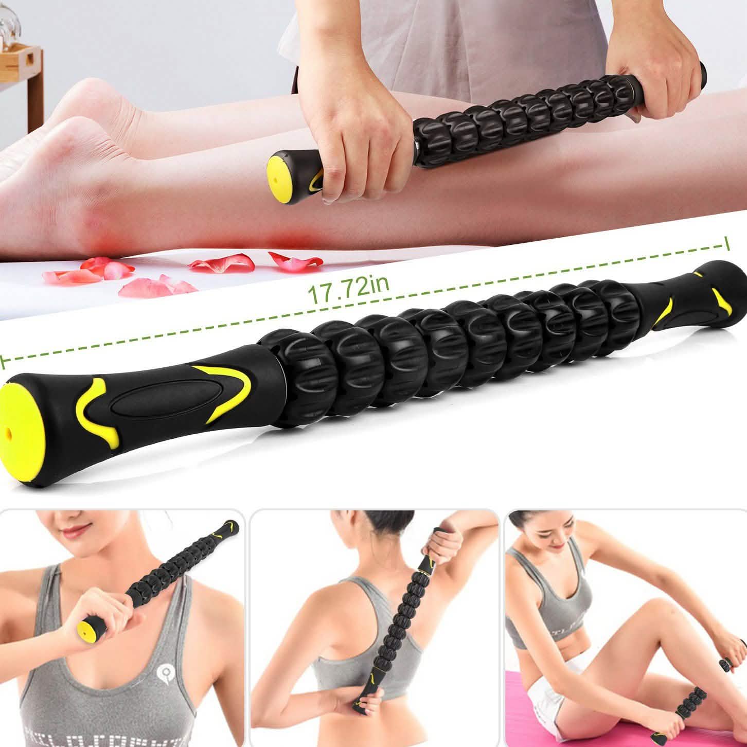 Muscle Roller Massage Stick Body Physical Therapy Health & Wellness - Tophatter Daily Deals