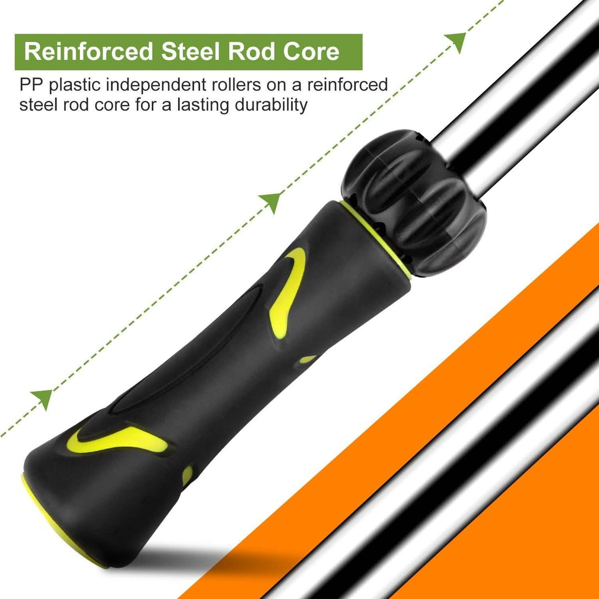 Muscle Roller Massage Stick Body Physical Therapy Health & Wellness - Tophatter Daily Deals