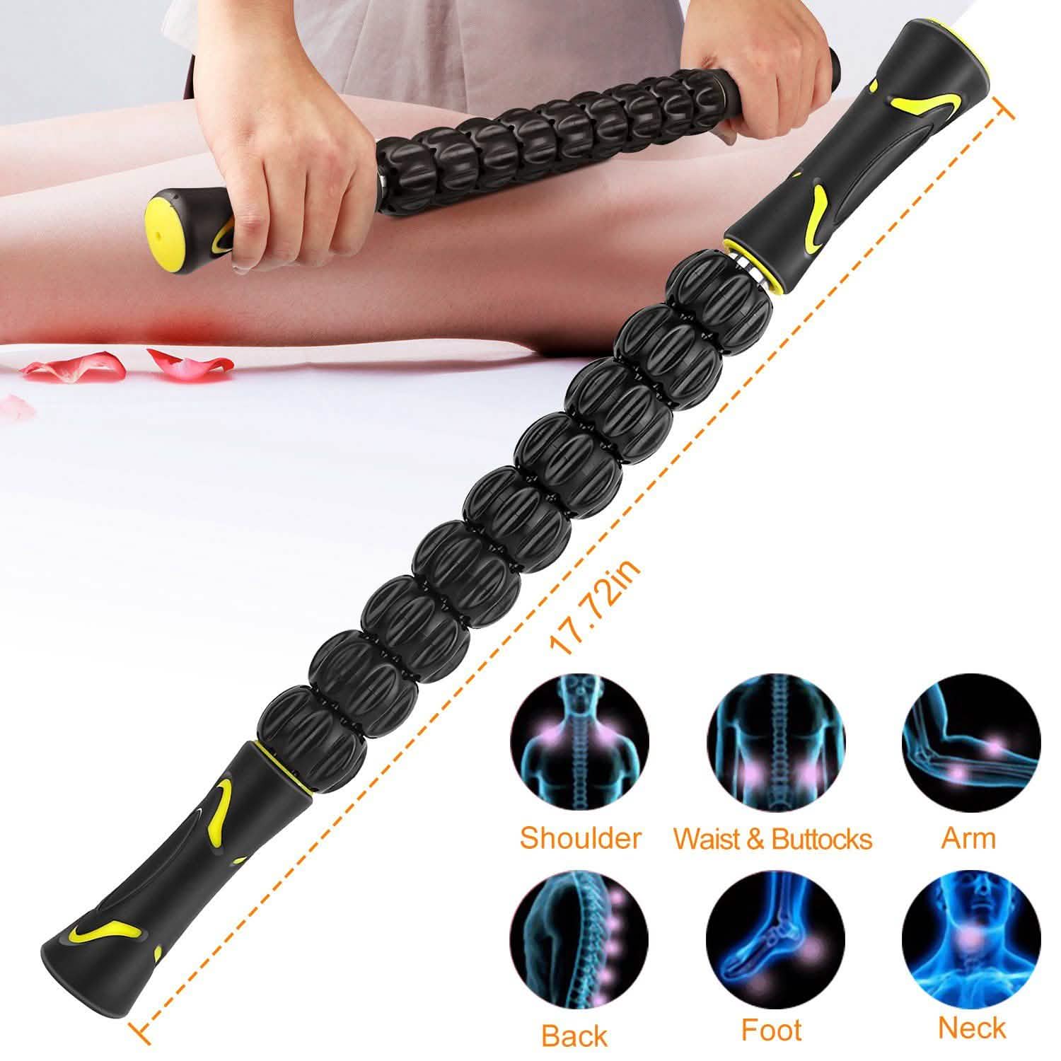 Muscle Roller Massage Stick Body Physical Therapy Health & Wellness - Tophatter Daily Deals