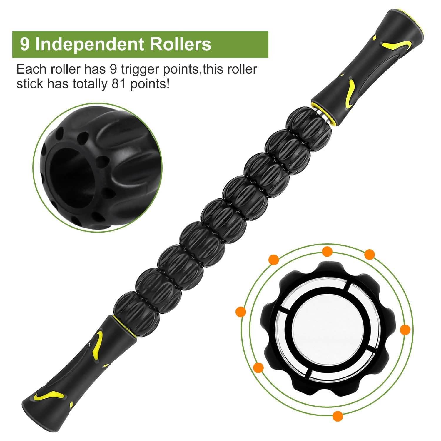 Muscle Roller Massage Stick Body Physical Therapy Health & Wellness - Tophatter Daily Deals