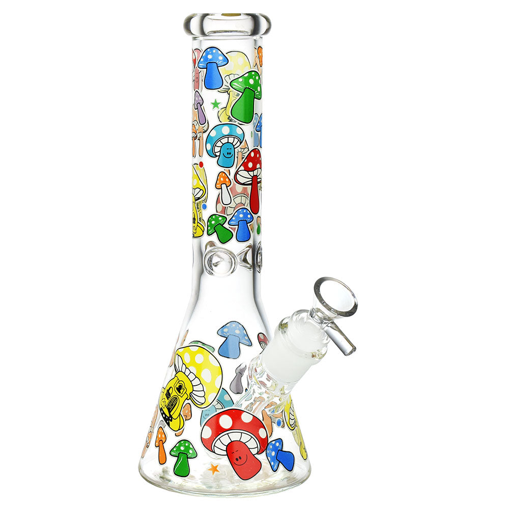 Mushroom Afterglow Beaker Bong Regular Bongs - Tophatter Daily Deals