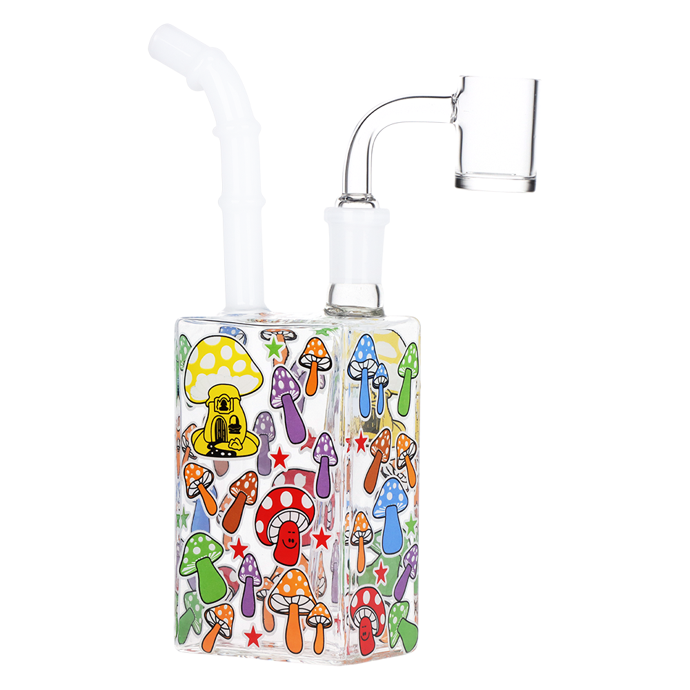 SeshGear Glow Mushroom Juice Box Dab Rig Dab Rigs - Tophatter Daily Deals