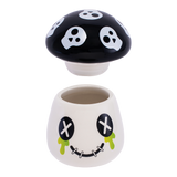 Mushroom Skull Ceramic Stash Jar Stash Jars - Tophatter Daily Deals