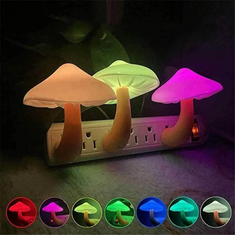 Mushroom Wall Lamp Night Lights & Ambient Lighting - Tophatter Daily Deals