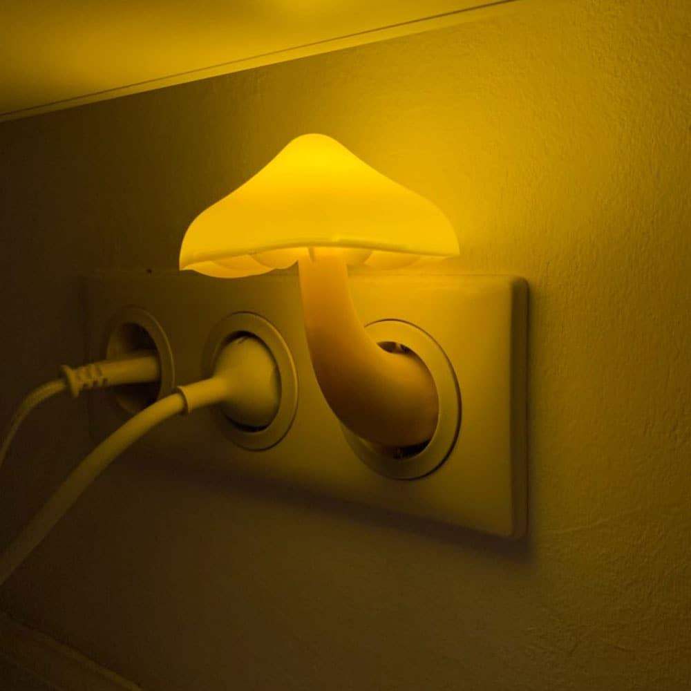 Mushroom Wall Lamp Night Lights & Ambient Lighting - Tophatter Daily Deals