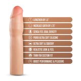 Blush Performance Plus (Beige) – 7 Inch Silicone Penis Extender with 1.5 Inch Length Increase > Sex Toys For Men > Penis Sleeves - Tophatter Daily Deals