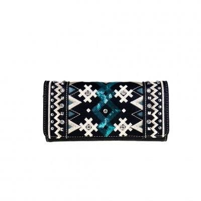 Montana West® Sequin Tribal Collection Concealed Carry Purse & Wallet Handgun Purses - Tophatter Daily Deals
