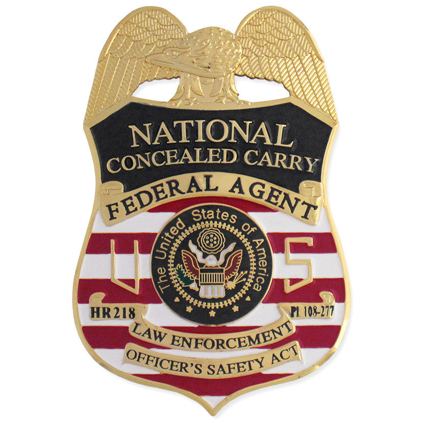 MX - Federal Agent National Concealed Carry Badge - Tophatter's Weapons'N'Deals maxarmory - Tophatter Daily Deals