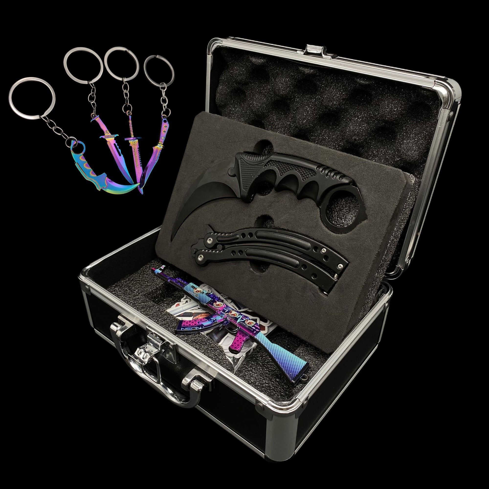 CSGO Mystery Box IRL Rare Skin Knife High End Aluminum Alloy Gift Box - Tophatter Daily Deals