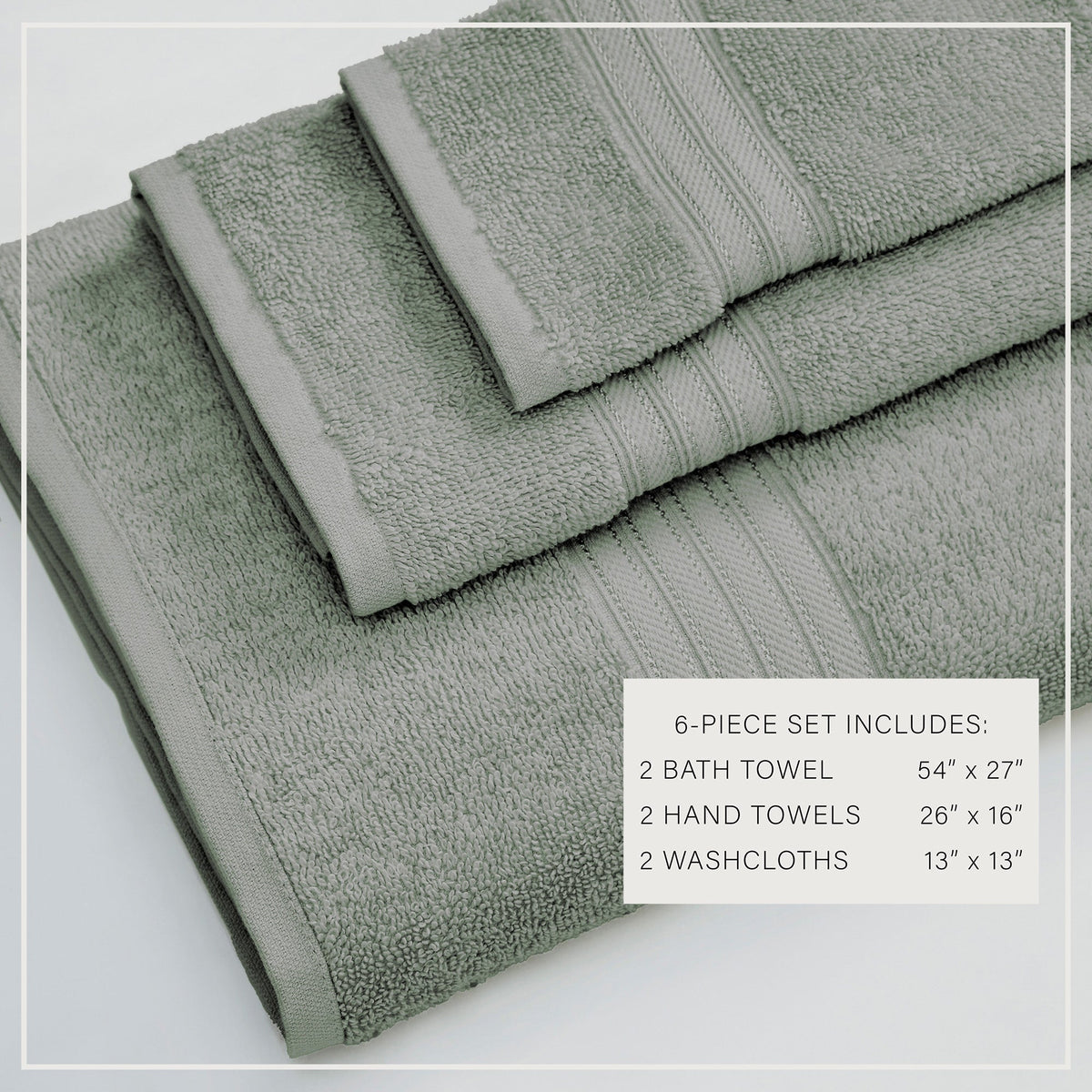 Cotton Terry Bath Towel Set - Cooper Collection Bath - Tophatter Daily Deals