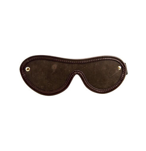 BOUND Nubuck Leather Blindfold – High-Quality Durable Blindfold > Bondage Gear > Blindfolds - Tophatter Daily Deals