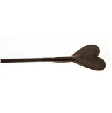 Bound Nubuck Leather Heart-Shaped Crop – Durable Leather Crop with Dual-Sided Tip > Bondage Gear > Crops - Tophatter Daily Deals