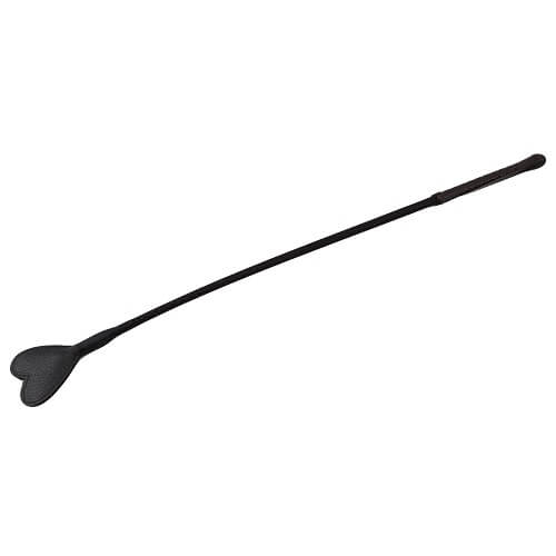 Bound Nubuck Leather Heart-Shaped Crop – Durable Leather Crop with Dual-Sided Tip > Bondage Gear > Crops - Tophatter Daily Deals