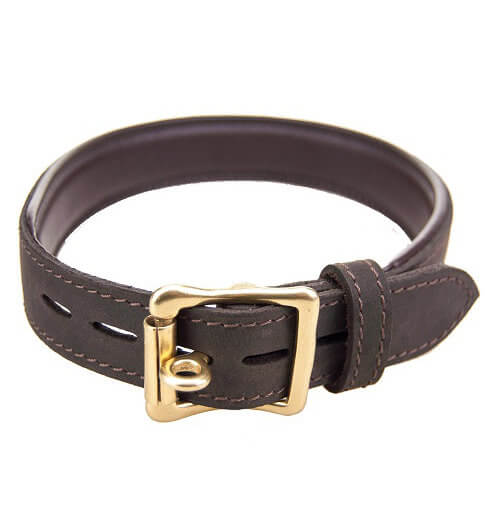 BOUND Nubuck Leather Choker with O Ring – Adjustable BDSM Collar > Bondage Gear > Collars & Leashes - Tophatter Daily Deals