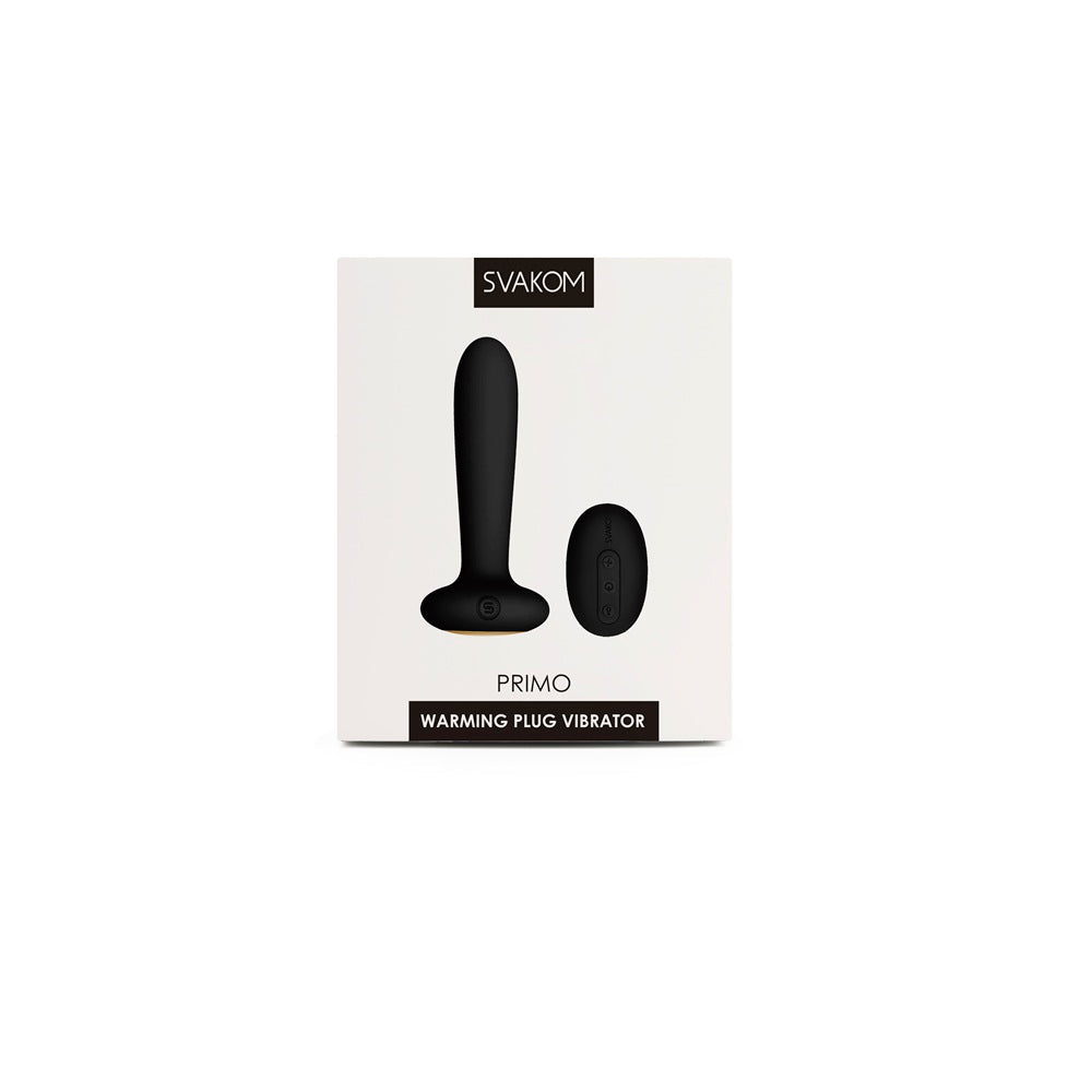 Svakom Primo Remote Control Warming Butt Plug – Silicone Anal Toy > Anal Range > Vibrating Butt Plugs - Tophatter Daily Deals