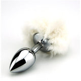 Furry Fantasy Bunny Tail – Small Teardrop Metal Butt Plug > Anal Range > Tail Butt Plugs - Tophatter Daily Deals