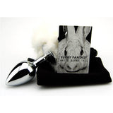 Furry Fantasy Bunny Tail – Small Teardrop Metal Butt Plug > Anal Range > Tail Butt Plugs - Tophatter Daily Deals