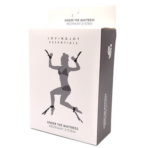 Loving Joy Under the Mattress Restraint System – Soft Cuff Restraint Set > Bondage Gear > Bed Restraints - Tophatter Daily Deals