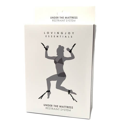 Loving Joy Under the Mattress Restraint System – Soft Cuff Restraint Set > Bondage Gear > Bed Restraints - Tophatter Daily Deals