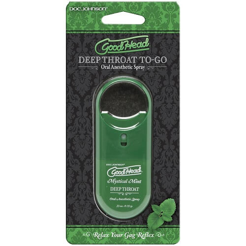GoodHead To Go Deep Throat Spray (Mint) – 9ml Desensitizing Spray > Lube > Oral Gels & Sprays - Tophatter Daily Deals