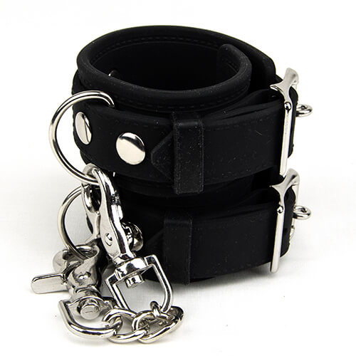 Bound to Please Silicone Universal Cuffs – Adjustable Durable Silicone Restraints > Bondage Gear > Handcuffs - Tophatter Daily Deals