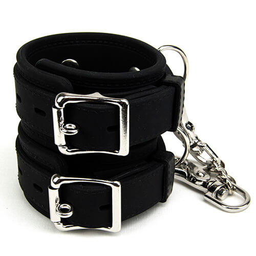 Bound to Please Silicone Universal Cuffs – Adjustable Durable Silicone Restraints > Bondage Gear > Handcuffs - Tophatter Daily Deals