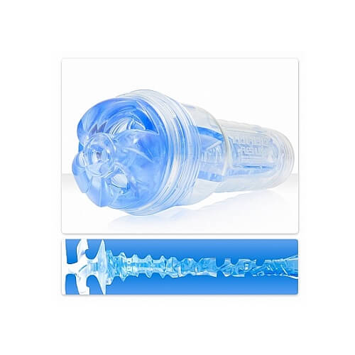 Fleshlight Turbo Thrust Blue Ice – Male Masturbator Sleeve > Sex Toys For Men > Masturbators > Manual - Tophatter Daily Deals