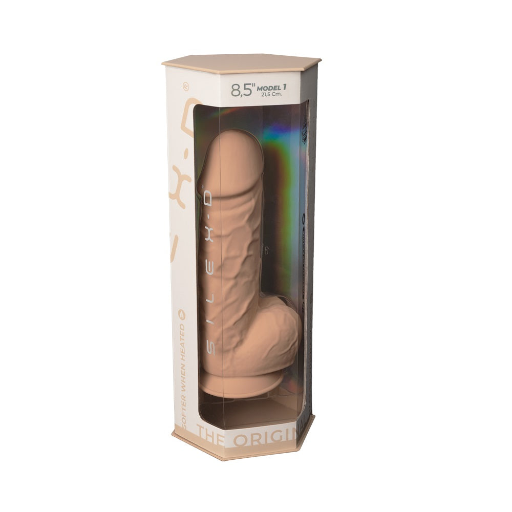 Silexd 8.5 Inch Model 1 Flesh Premium Silicone Dildo Dual Density Thermo Reactive > Dildos > Realistic Dildos - Tophatter Daily Deals
