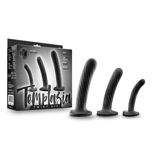 Temptasia Twist Kit Set of Three Unique Swirling Dildos > Sex Toys > Dilators - Tophatter Daily Deals