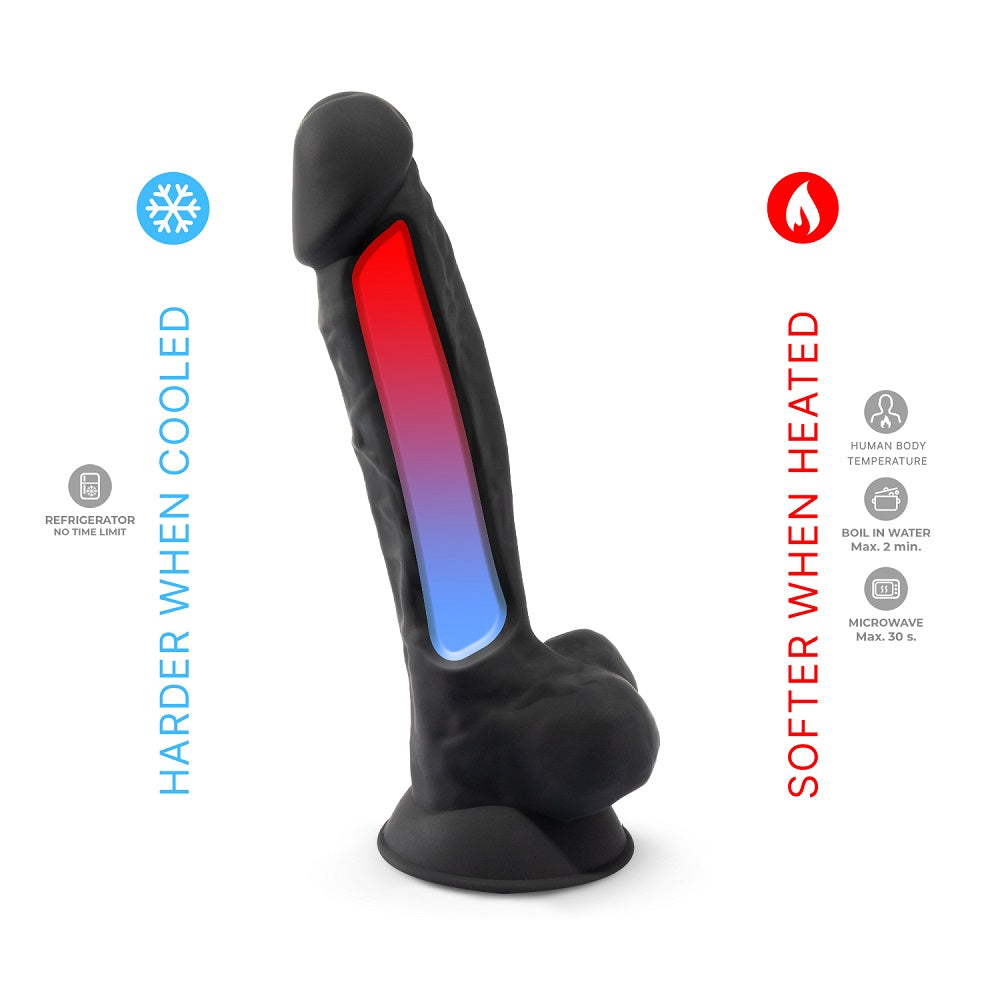 Silexd 7 Inch Model 1 Black - Dildo with Balls > Dildos > Realistic Dildos - Tophatter Daily Deals