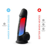 Silexd 8.5 Inch Black Realistic Dual Density Silicone Dildo with Suction Cup Base > Dildos > Realistic Dildos - Tophatter Daily Deals