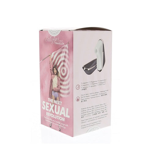 Satisfyer Pro Traveller 9cm Clitoral Stimulator > Sex Toys For Ladies > Air Pulsation - Tophatter Daily Deals