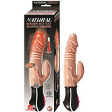 Realistic Warming and Thrusting Vibrator – Dual Motor 9.5 Inch Dildo > Vibrators > Ladies > Rabbit Multi - Tophatter Daily Deals