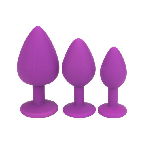Loving Joy Jewelled Silicone Butt Plug Small > Anal Range > Jewel Butt Plugs - Tophatter Daily Deals
