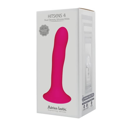 Adrien Lastic Hitsens 4 Pink Dual Density Silicone Dildo 6.8 Inch > Anal Range > Butt Plugs - Tophatter Daily Deals