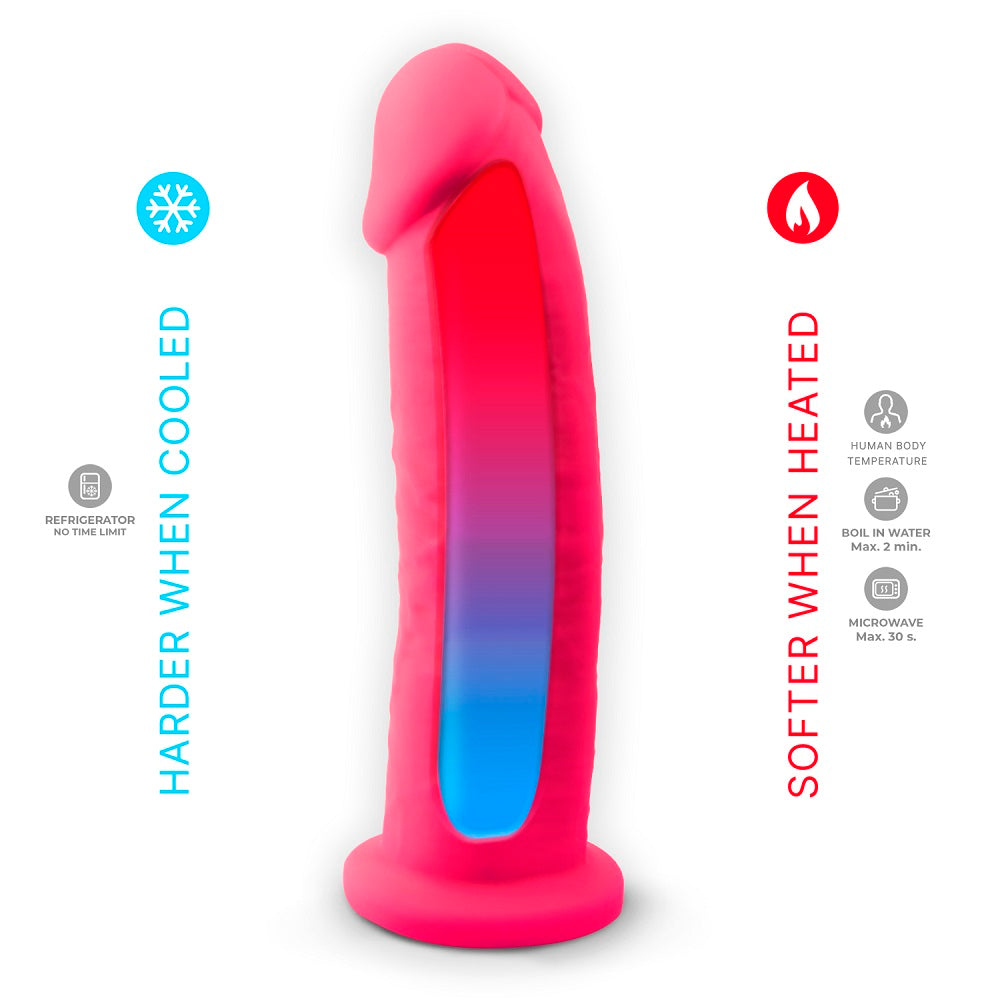 Silexd 9 Inch Model 2 Pink Premium Silicone Dildo Dual Density > Dildos > Large Dildos - Tophatter Daily Deals