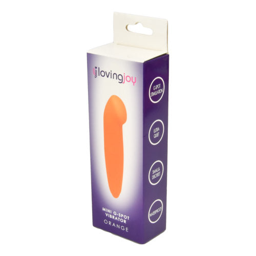 Loving Joy Mini G-Spot Vibrator (Orange) – Waterproof Small Vibrator > Sex Toys For Ladies > Clitoral Vibrators and Stimulators - Tophatter Daily Deals
