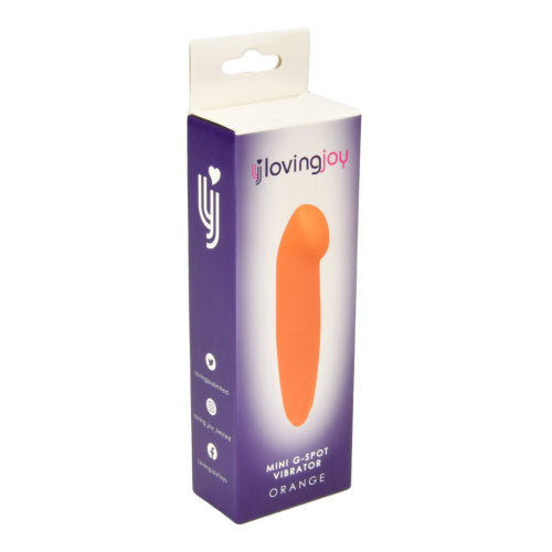 Loving Joy Mini G-Spot Vibrator (Orange) – Waterproof Small Vibrator > Sex Toys For Ladies > Clitoral Vibrators and Stimulators - Tophatter Daily Deals