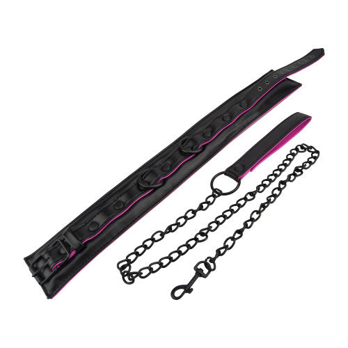 Bound to Please Padded Collar and Leash Set – Comfortable Bondage Kit > Bondage Gear > Collars & Leashes - Tophatter Daily Deals