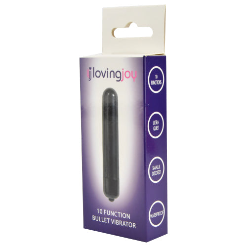 Loving Joy Obsidian Bullet Vibrator – 10 Function Slim Vibrator > Vibrators > Mini Vibrators - Tophatter Daily Deals