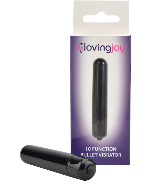 Loving Joy Obsidian Bullet Vibrator – 10 Function Slim Vibrator > Vibrators > Mini Vibrators - Tophatter Daily Deals