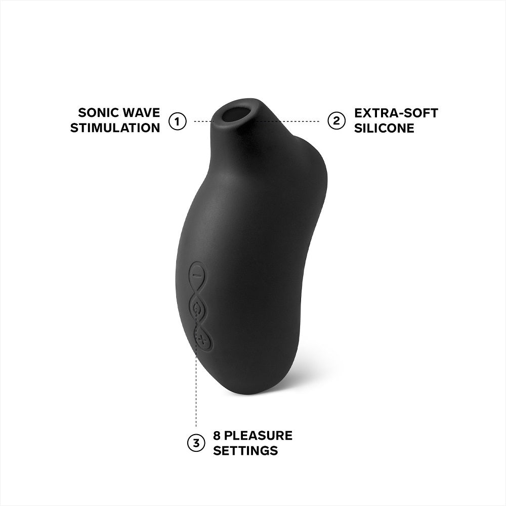 Lelo Sona (Black) – USB Rechargeable Clitoral Stimulator > Sex Toys For Ladies > Air Pulsation - Tophatter Daily Deals