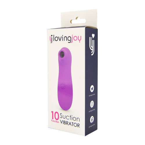Loving Joy Clitoral Suction Vibrator – 10 Function Vibrator > Sex Toys For Ladies > Air Pulsation - Tophatter Daily Deals