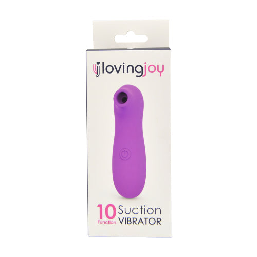 Loving Joy Clitoral Suction Vibrator – 10 Function Vibrator > Sex Toys For Ladies > Air Pulsation - Tophatter Daily Deals