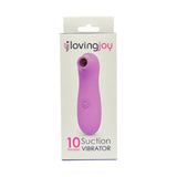 Loving Joy Clitoral Suction Vibrator – 10 Function Travel Vibrator > Sex Toys For Ladies > Air Pulsation - Tophatter Daily Deals