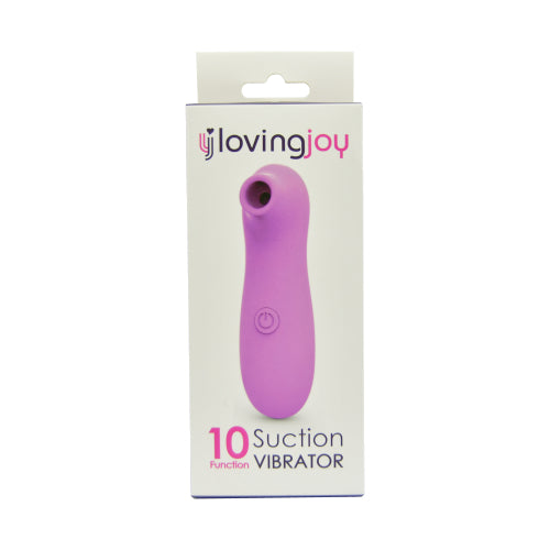 Loving Joy Clitoral Suction Vibrator – 10 Function Travel Vibrator > Sex Toys For Ladies > Air Pulsation - Tophatter Daily Deals