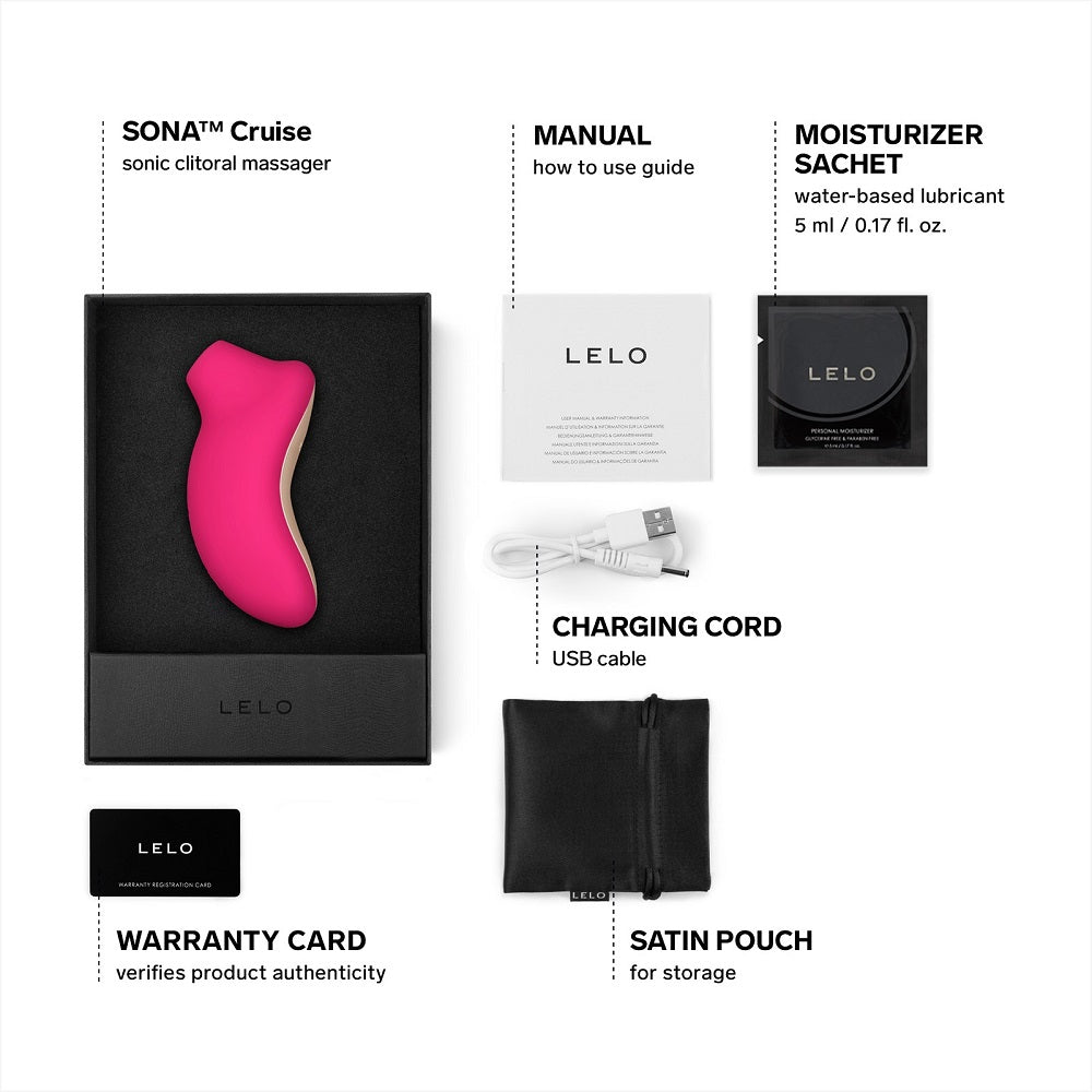 Lelo Sona Cruise – Sonic Clitoral Massager > Sex Toys For Ladies > Air Pulsation - Tophatter Daily Deals