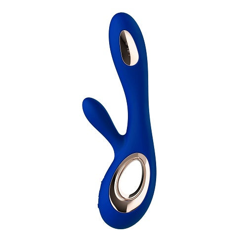 Lelo Soraya Wave (Midnight Blue) – Luxury Dual Action Rabbit Vibrator > Vibrators > Ladies > Rabbit - Tophatter Daily Deals